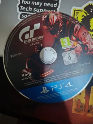 4 ألعاب PS4 أصلية للبيع – GTA V + God of War + COD Infinite Warfare Legacy + Gran Turismo Sport