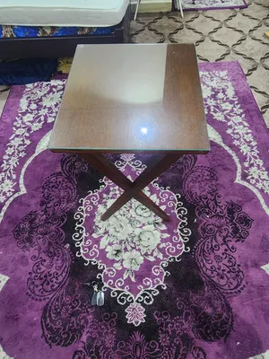 Mid-Century Modern X-Base Side Table