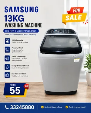 washing machine for sale lg 13kg smart inverter fully automatic and Samsung 13kg toplode fully autom