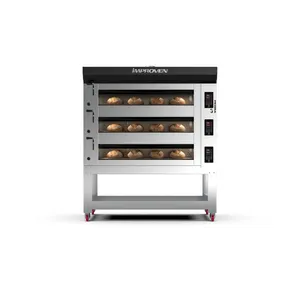 Pedra 3 Storey Electrical Deck Oven with Stand