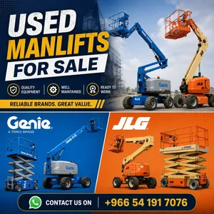 Used Manlifts (Genie and JLG), All of them are good working condition,