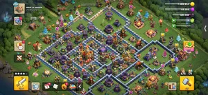 Clash of Clans Account with Town Hall 16 and Strong Heroes