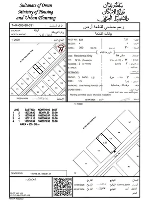 Residential Land for Sale in Dhofar Salala