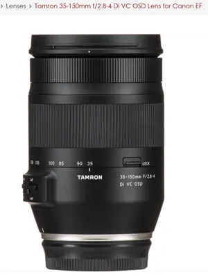Tamron 35-150mm f/2.8-4 Di VC OSD Lens for Canon EF