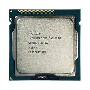 معاج intel i3-3220 جيل ثالث مستعمل نظيف شغال 100% مع مروحته ب 10