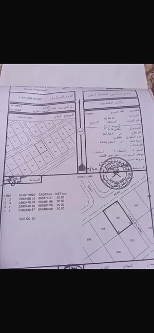 Residential Land for Sale in Muscat Amerat