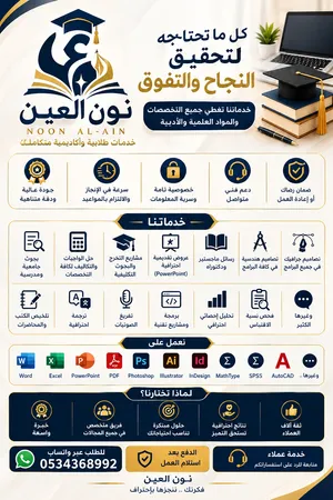 حل واجبات وبحوث واعمال طلابيه متكامله باقل سعر واحتراف الدفع بعد التاكد من كل شي