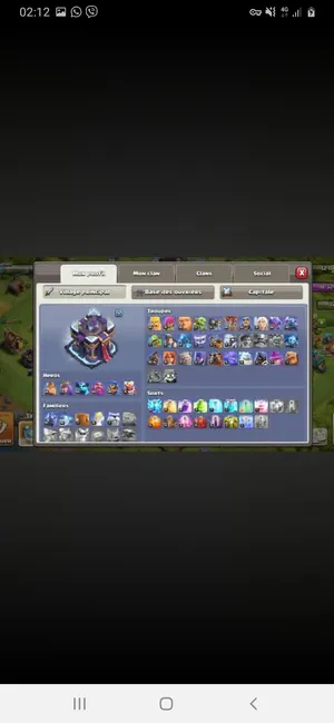 Th17 lvl 148  كلاش اوف كلانس للبيع