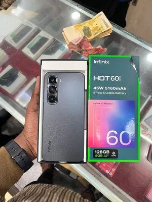 Infinix HOT 60i للبيع استعمال خفيف جهاز ربي يبارك سرعه واداء وثبات