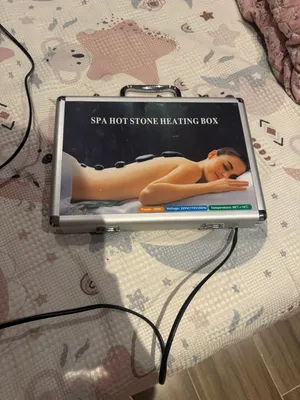 احجار ساخنة منزلية spa hot stone heating box غير مستعملة جديدة