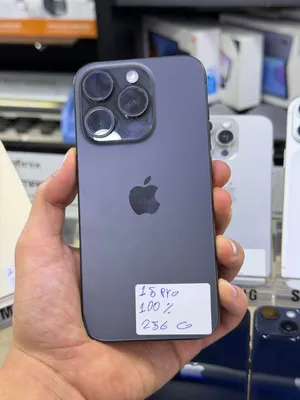 iPhone 15 pro 256GB مدخل خط Battery 100% مشحون 52 مرة