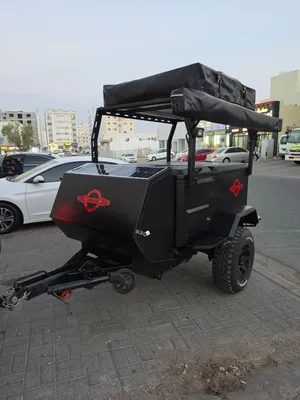 Off-Road Camping Trailer Rooftop Tent 270° Awning Solar Kitchen 60L Water