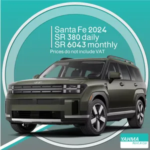 Hyundai Santa Fe 2024 for rent in Dammam - Free delivery for monthly rental