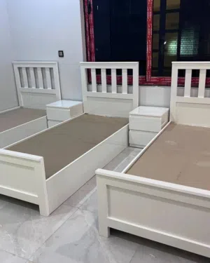 سرير خشبي يتحمل اوزان ثقيله