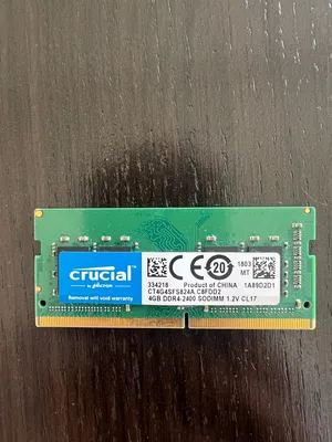 رام 4 جيجا لاب توب ddr4 2400 مستعمل بحالة ممتازة