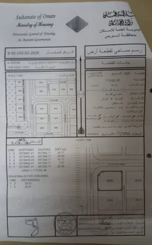 ارض سكنية في منطق العقدة في البريمي مفتوحة من 3 جهات الموقع متميز للبناء السعر : 5 آلاف قابل للتفاوض