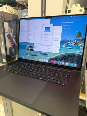 MacBook Pro M5 Pro 16-inch  24GB RAM   عدد دورات شحن 6 1TB SSD  100% Battery