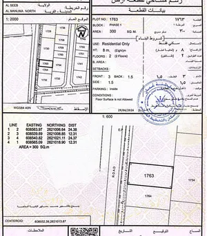 Residential Land for Sale in Muscat Manumah