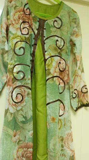 jalabiya for sale colour blue size l soft cotton embroidery comfortable  location