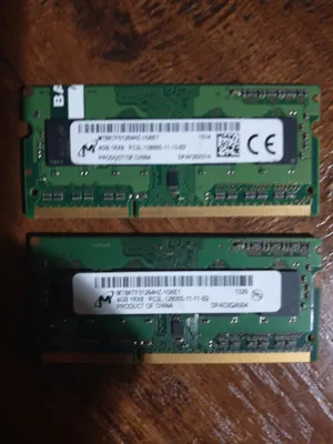 micron 4g x2 ddr3 ram SO-DIMM 800 MHZ
