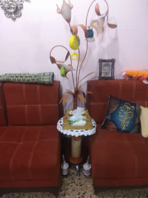 مزهريه  وتيبلام تركي وميز جام صغير مستعمل