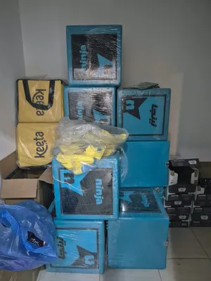 Ninja delivery boxes for sale, 400 SAR each, 10 pieces available