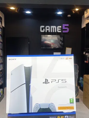 للبيع بلايستيشن 5 سليم (النسخة CD) بضمان سنة - جديد بالكرتون  PlayStation 5 Slim (DISC version)