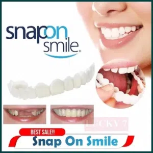 2x Snap On Smile Snap Perfect Smile Comfort Fit Flex Teeth Fits Veneers Smile