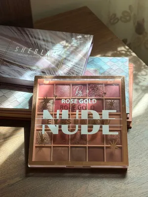 Rose Gold Nude Eyeshadow Palette – 25 Colors