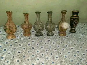 طقم فازات ديكور مميزة (6 قطع) بنقوش كلاسيكية فخمة للبيع