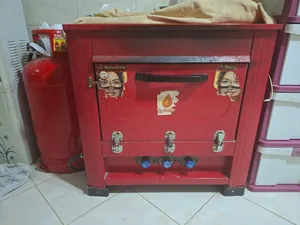 فرن غاز استعمال خفيف بدون عيوب مع المنظم واسطوانة غاز كبيرة ومطارح صغيرة