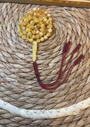 مسباح كهرمان طبيعي حر نواعم