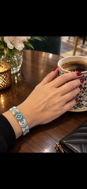 Handmade bracelets with miyuki beads