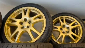 جنط سوبارو امبريزا sti مع كوشوك بحالة ممتازة