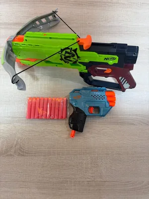 Buy Nerf arrow get one Nerf trio and 10 bullets for free