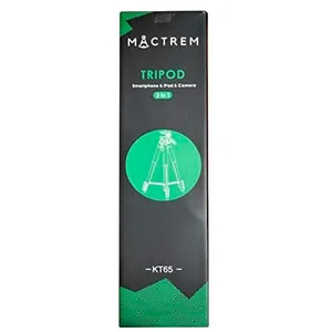 حامل ثلاثي Tripod M&CTREM KT65 – 3 في 1 للهاتف والكاميرا