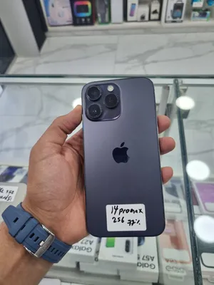 iphone 14 pro max ايفون 14 برو ماكس مستعمل بحالة الوكالة لون بيربل