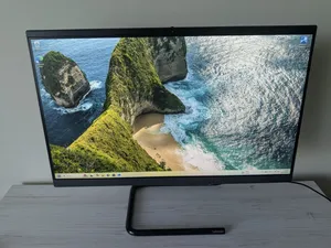 Slim Lenovo All in one PC 8th Generation i3- RAM 8GB- SSD 256 GB,Wifi webcam 22 screen windows 11