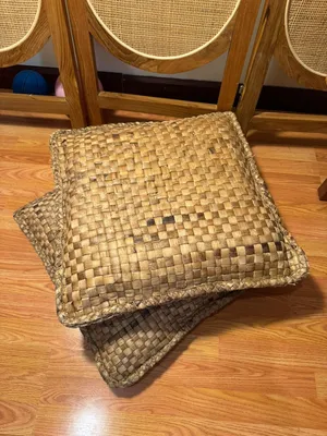 Rattan double cushions