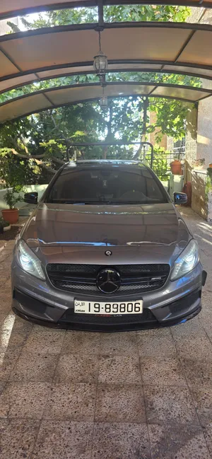 مرسيدس بنز الفئة-A 45 AMG موديل 2014 رمادي، هاتشباك، وارد وكالة، سيارة مستعملة مميزة