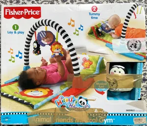 Fisher-Price Miracles & Milestones Animal Friends Musical Gym بساط ألعاب الاطفال ماركة فيشر برايس