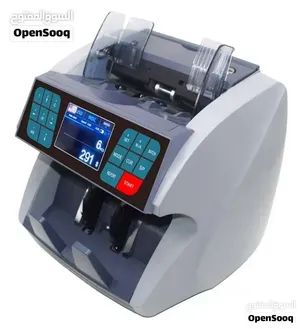 MA800S ماكينة عد نقود متعددة العملات + MIX مزج الفئات + كشف تزوير + طابعة متوفر لدينا خدمة ا