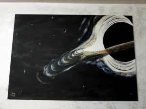 لوحة الثقب الاسود Gargantua
