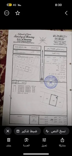 ارض سكني للبيع