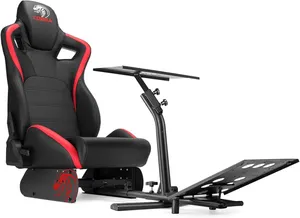 Nitho cobra rm-1 r extra height racing seat, simulator cockpit steering wheel pedal stand supporter