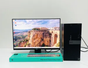 Dell Tower 3040 i7 6th Gen Ram 16GB SSD 512GB with 22” Inches Screen HDMi FULL SET