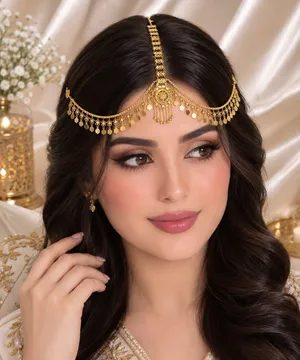 مفارق فضه مطلي ذهب  عيار 21