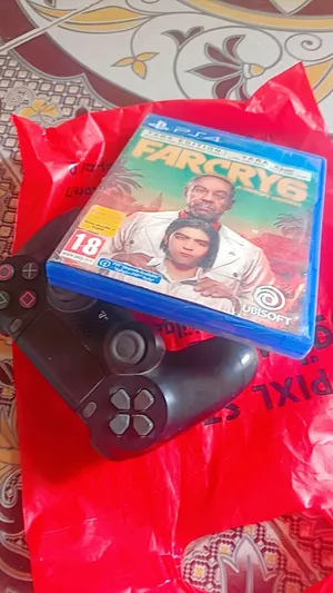 جوستك او يدة بلاي ستيشن فور ps4 وقرص far cry 6