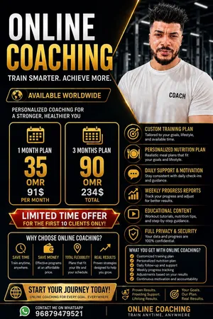 Online Coaching with Coach Ahmed Badr – Fat Loss Muscle Building & Personalized Fitness Plans
