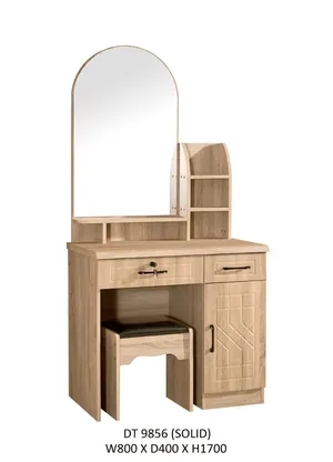 تسريحة+ كراسي جاهزه معاها تركيب وضمان Dressing table + chairs, ready-made, with installation and wa